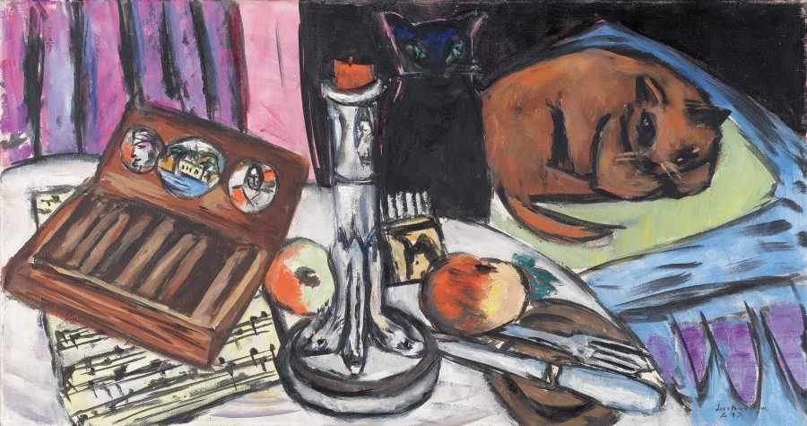 Natura morta con candeliere d'argento, 1943 - Los Angeles County Museum of Art